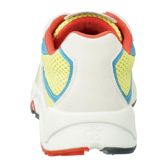 Scotch & Soda Wavy leather Sneakers Neon Green Men's - Picture 2 of 10